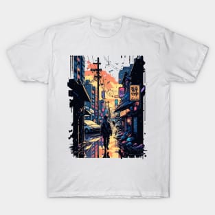 Japanese Street Cyberpunk Tokyo Streetwear T-Shirt
